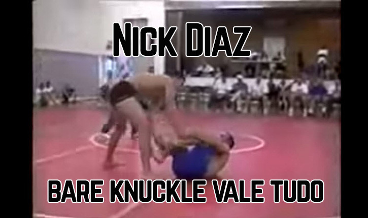 Nick Diaz Bare Knuckle Vale Tudo Fight In Gym.