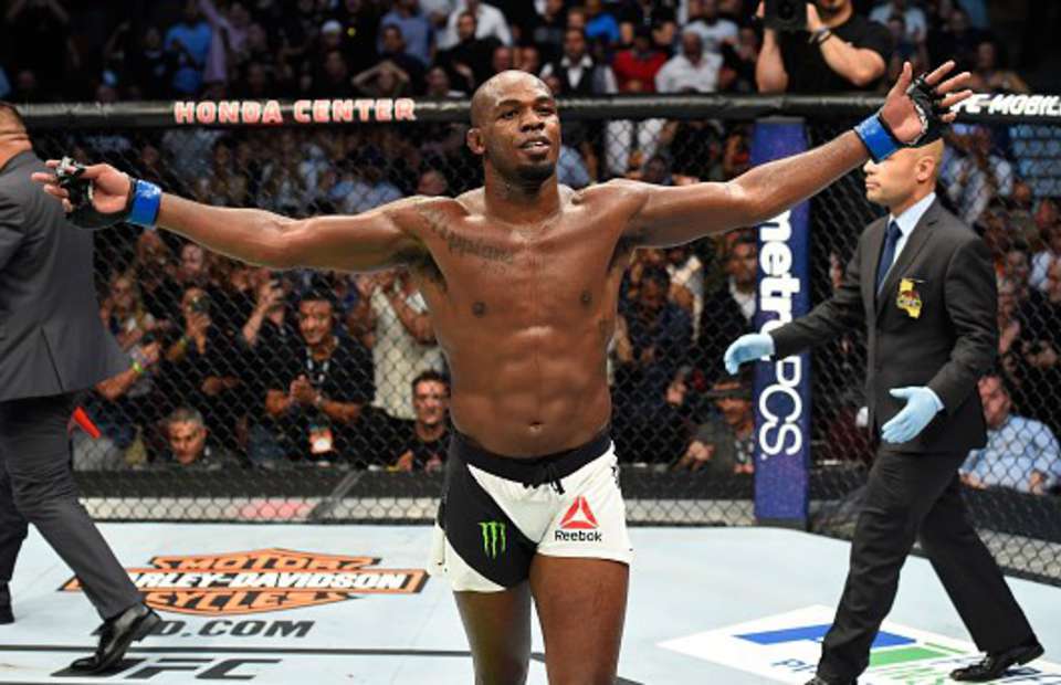 Jon Jones After Beating Daniel Cormier For A Second Time.