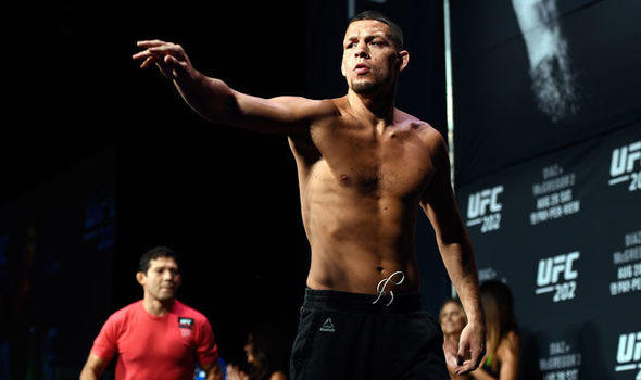 Nate Diaz At The Ufc 202 Weigh-Ins Vs Conor Mcgregor.