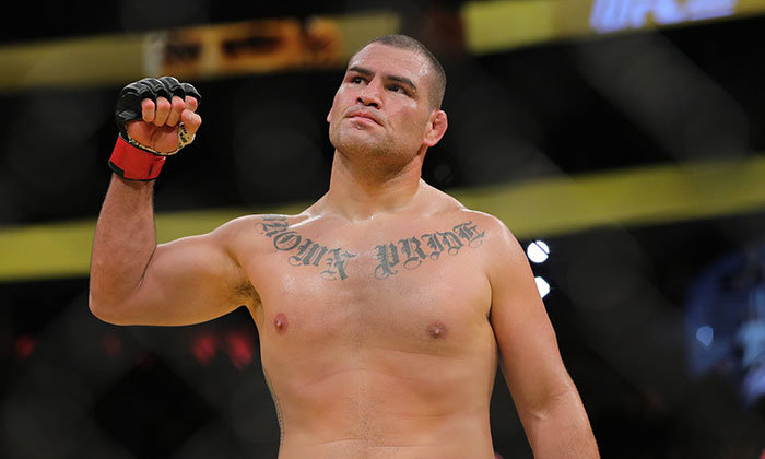 Cain Velasquez Celebrates Another Win In The Ufc.